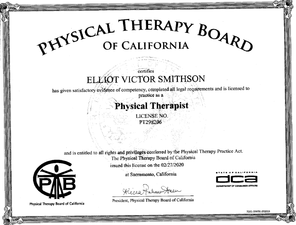 Elliot's License